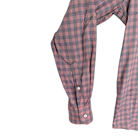 Faherty Movement Shirt Men's Size XXL Red Blue Plaid Long Sleeve Button Down - Picture 2 of 8